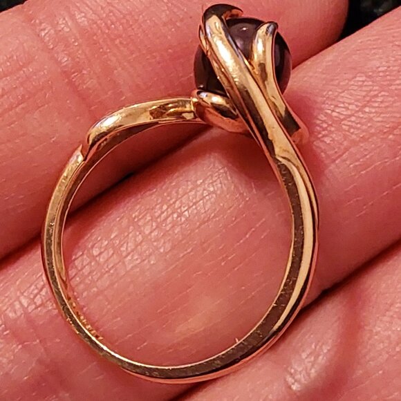 TAHITIAN PEARL14 KT. GOLD RING, VINTAGE 1990 BEAUTIFUL RING - Picture 13 of 15